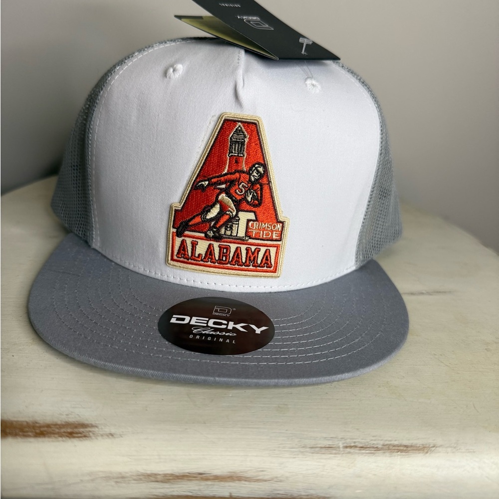 Alabama Crimson Tide White and Gray Cap